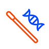 4U Health At Home Lab Test DNA Swab Sample Icon