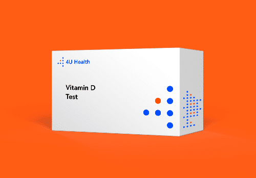 4U Health At Home Vitamin D Test Kit Product Box