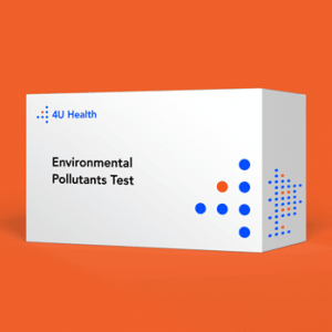 4U Health Environmental Pollutants and Toxins At Home Test Kit Product Box Image