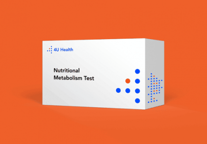 4U Health At Home Organic Acids Test Nutritional Metabolism Test Kit Product Box Image