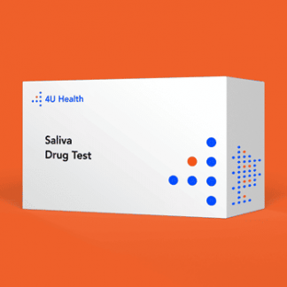 4U Health At Home Saliva Drug Test Kit Product Box Image