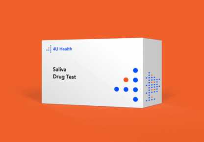 4U Health At Home Saliva Drug Test Kit Product Box Image
