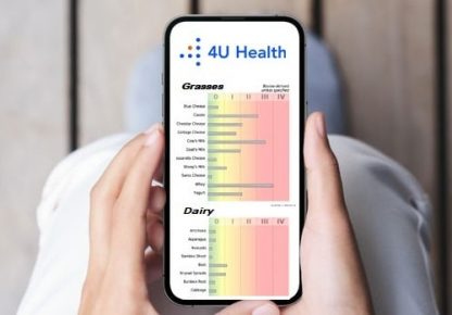 4U Health Complete At Home Food & Respiratory Allergy Test Digital Results