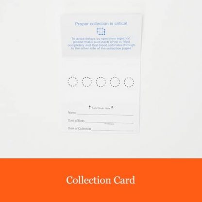 4U Health At Home DBS Collection Card