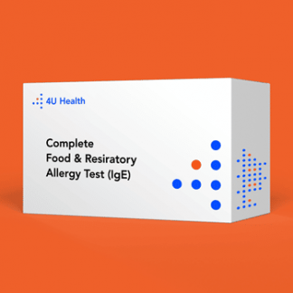 4U Health At-Home Complete Food & Respiratory Allergy Test Kit 295 Food & Inhalant IgE Allergens Product Image