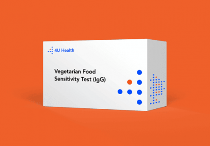 4U Health At-Home Vegetarian Food Sensitivity Test Kit 198 Food IgG Targets Product Image