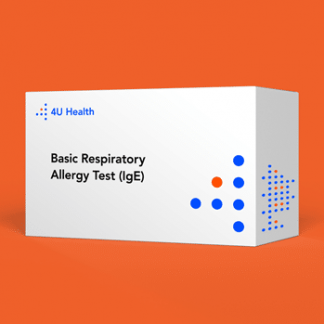 4U Health At-Home Basic Respiratory Allergy Test Kit 33 Inhalant IgE Allergens Product Image