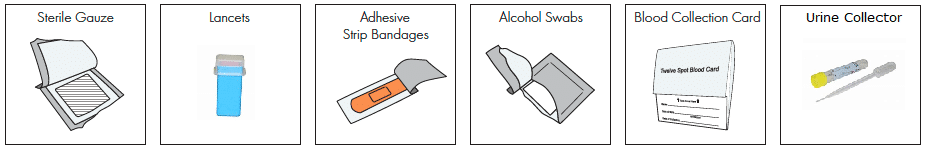 prep at home sti test kit collection