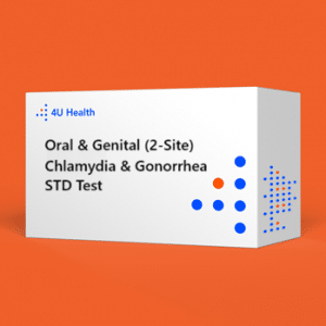 Oral & Genital 2-Site Chlamydia Gonorrhea STD Test